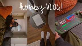 HOBBY VLOG: a full day of cozy fun hobbies!
