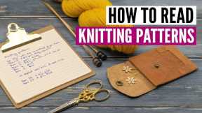 How to read knitting patterns and follow written instructions [for beginners]