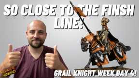 Paint an Orange and Black scheme for Bretonnian Grail Knight! #theoldworld