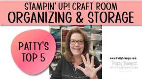 Patty's Top 5 Craft Room Storage and Organizing Solutions