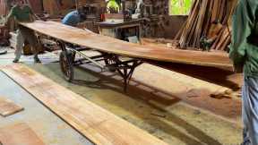 Ingenious Skills Woodworking MrVan and Partner // Amazing Design Rare Hardwood Partition Living Room