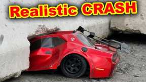 RC Hellcat Realistic Drifting and CRASH