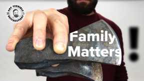 My Sister Forged Blanks, So I Finish The Best Hatchets | FAMILY BUSINESS