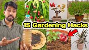 My 15 Gardening Hacks you must know | DIY Home Garden ideas