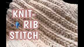 How to Knit| Fisherman’s Rib Stitch #knitting #knit #knittinghelp
