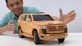 Wood Carving - 2024 Toyota Land Cruiser LC300 - Woodworking Art