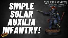 Paint the New Plastic Solar Auxilia Infantry for The Horus Heresy!