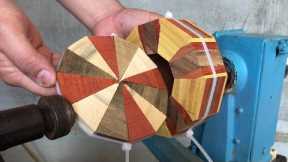 Woodturning Ideas - Enchanting Woodworking Artist with Excellent Woodworking Skills on A Lathe