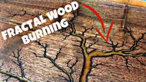 HOW I TURN $10 WOOD INTO $200 ART Fractal Wood Burning