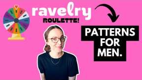 3 Random Knitting Patterns for MEN! #ravelryroulette