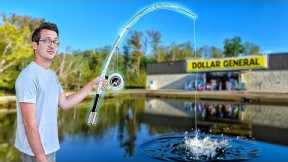 I Made a Fishing Rod Only Using Stuff from Dollar General...