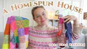 A Homespun House 🧶 Knitting Podcast 🧦Scrappy Socks and Blankets💕✨
