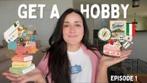 let me influence you to get a hobby | 40 hobbies you can pick from & start today - episode 1