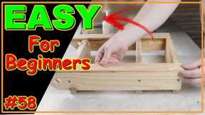 EASY - BEAUTIFUL WOODWORKING PROJECT FOR BEGINNERS (VIDEO #58) #woodworking #woodwork #joinery