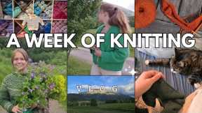 Traveling & Unraveling - *Cast On, Cast Off* Repeat // A Week Of Knitting Vlog