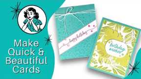 🔴 Amazing Background Stamps Make Quick & Beautiful Cards