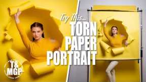Try This Torn Paper Portrait Hack! | Take and Make Great Photography with Gavin Hoey