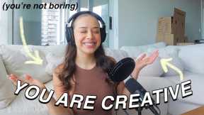 HOW TO BE MORE CREATIVE | finding your own creativity, creative hobbies, and tips for creators!