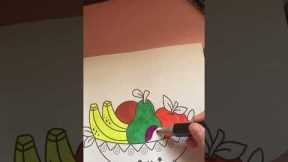 Fruit basket #fruit #fruitbasket #colorpage #coloringpages #coloring #hobbies #hobbies #fypageシ #fy