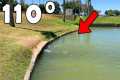 Fishing A GOLF COURSE Spillway In