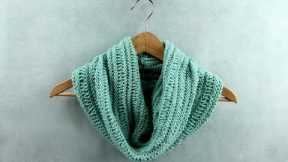 How to knit a basic cowl ( easy knitting pattern)