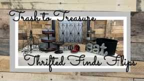 Trash to Treasure || Thrift Store Finds || Painting Metal Items