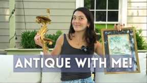 ANTIQUING VLOG & HAUL | Flea Market & Antiquing Adventures | Hunting for Vintage Decor & Furniture