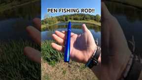 CRAZY PEN FISHING ROD!!! #bassfishing #shorts