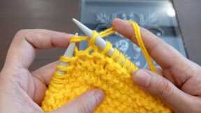 Easy Simple Knitting design For Beginners Step By Step | How to Knit Stitch pattern