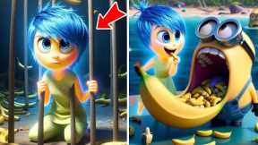 Inside Out 2 vs Despicable Me 4 | Joy and Minions' Strange Hobbies