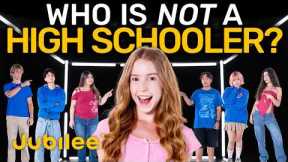 6 High Schoolers vs 1 Secret Adult | Odd One Out