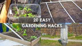 20 Gardening Hacks to Must Know When Starting Gardening