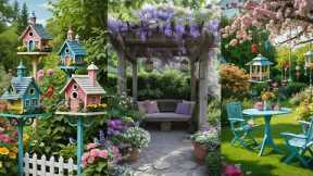 🌸🌿CHARMING GARDEN IDEAS 2024: Crafting Serenity & Green Gardening Design Aesthetic W/ Functionality