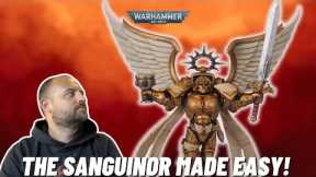 Paint the all new Sanguinor for the Blood Angels!