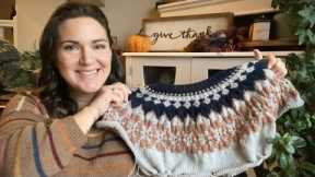 Cozy Meadow Knits Ep 34 - Cozy Fall Sweaters, Mittens and Sock! Knitting Podcast