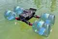 Rc Car With Water Jugs As Wheels -