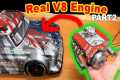 Real V8 Engine in Toy Car - part 2