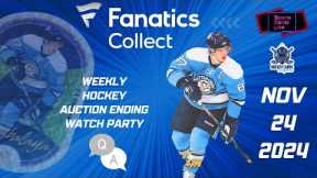 Fanatics Collect Live | Weekly Hockey Auction | Nov 24 2024