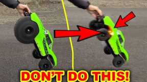 Don't do this to your DIRT CHEAP RC car