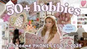 50+ HOBBIES TO START IN 2025 ˗ˏˋ✩ˎˊ˗  become more *interesting* and PHONE LESS ✨ we are cool girls.