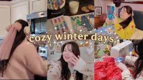 cozy winter days ☃️📚 homebody hobbies & productive christmas prep