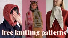 Free Knitting Patterns for Winter - Beginner Friendly & Quick Gift Knits