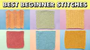 BEST KNIT STITCH PATTERNS for Beginners