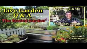 Vegetable Gardening Live  Monthly Questions & Answers E-50 (Starting Herbs Indoors)