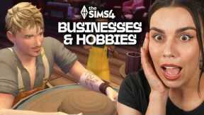 The Sims 4 Buisnesses & Hobbies - Trailer Reaction!