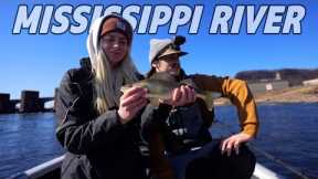 HOT Spring Walleye Fishing on the Mississippi River!