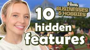 10 FEATURES you might not know in the new Business & Hobbies EP in The Sims 4 (+a bonus feature!)