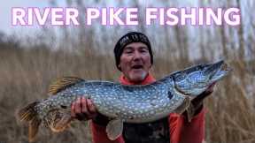 Pike fishing with deadbaits the last week of the river season