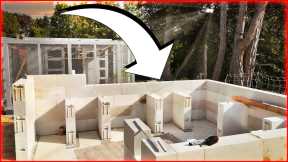 Build your own outdoor kitchen: Gluing and bricking aerated concrete walls with Ytong - Part 3