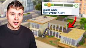 Doing The Sims 4's official fixer upper challenge (Businesses & Hobbies)